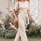 Full Size NatureJumpers Tie Waist Straight Leg Jumpsuit