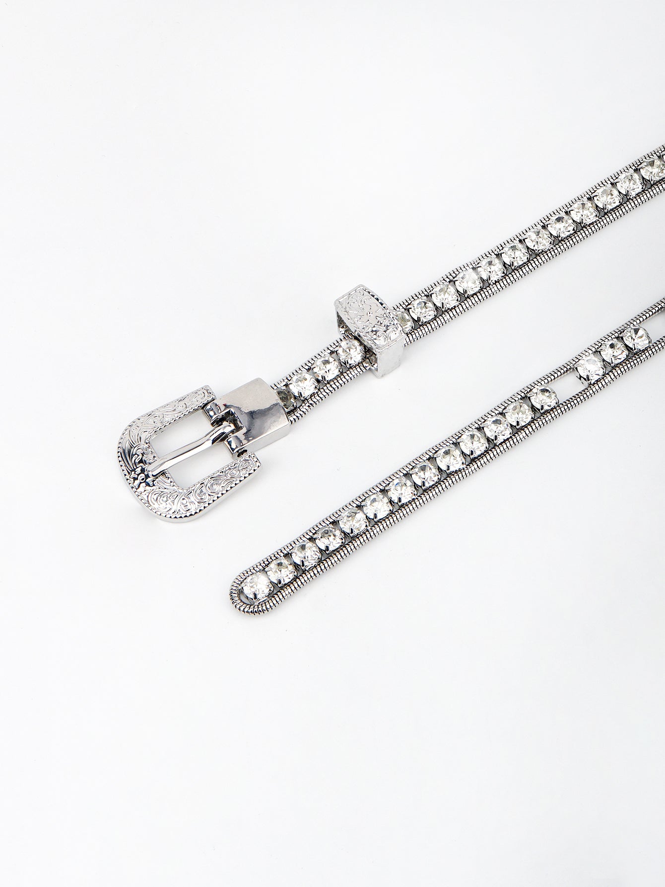 Jessica Anne Beauty Rhinestone Metal Belt