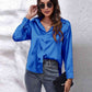 Collared Neck Buttoned Long Sleeve Shirt
