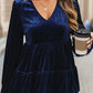 Women's Zelda V-Neck Balloon Sleeve Peplum Blouse