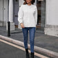 Frill Button Up Flounce Sleeve Blouse