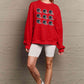 Simply Love Full Size Football Graphic Round Neck Sweatshirt