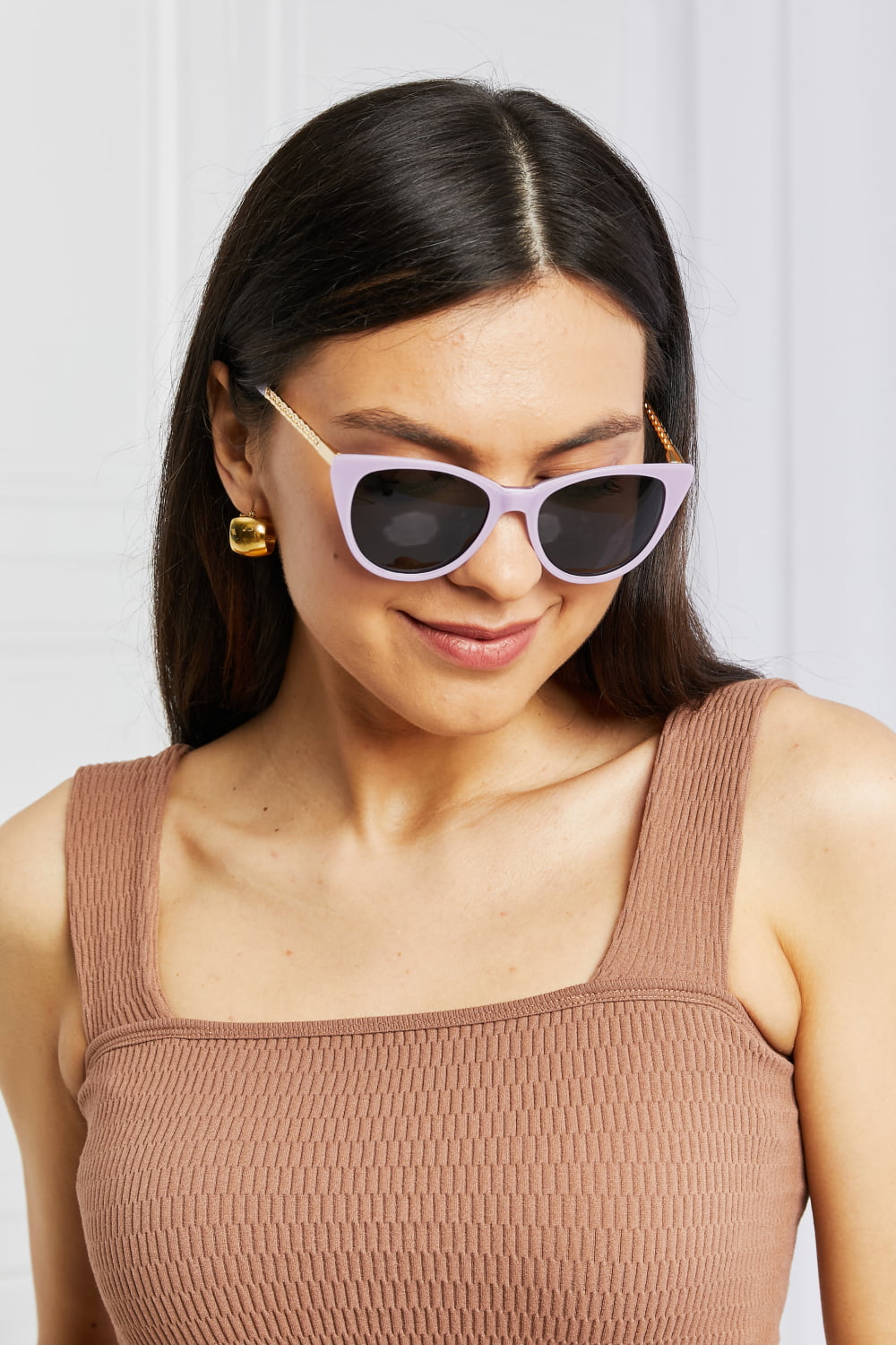 KATRIANA Cat-Eye Acetate Frame Sunglasses