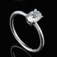 1 Carat Moissanite 925 Sterling Silver Solitaire Ring 💜