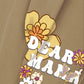 Simply Love Full Size DEAR MAMA Flower Graphic Hoodie