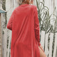 Button Up Long Sleeve Cover Up
