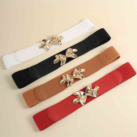 Ariana Beauty Alloy Buckle Elastic Belt