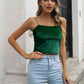 Straight Neck Cropped Cami