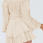 Alora Annie Off Shoulder Smocked Waist Romper