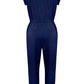 Drawstring Round Neck Sleeveless Jumpsuit
