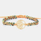 Handmade Tree Shape Beaded Copper Bracelet