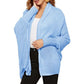 Open Front Batwing Sleeve Cardigan