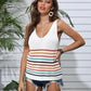 NotSoBasic Striped V-Neck Knit Tank