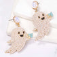 Ghost Shape Synthetic Pearl Dangle Earrings