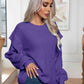 Dropped Shoulder Long Sleeve Sweater