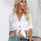 Button Up Collared Neck Shirt