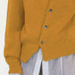 Dropped Shoulder Buttoned Cardigan
