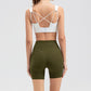 Wide Waistband Slim Fit Sports Shorts