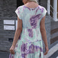 Women's NovaAnna Tie-Dye Ruffle Hem Dress