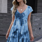 Women's NovaAnna Tie-Dye Ruffle Hem Dress
