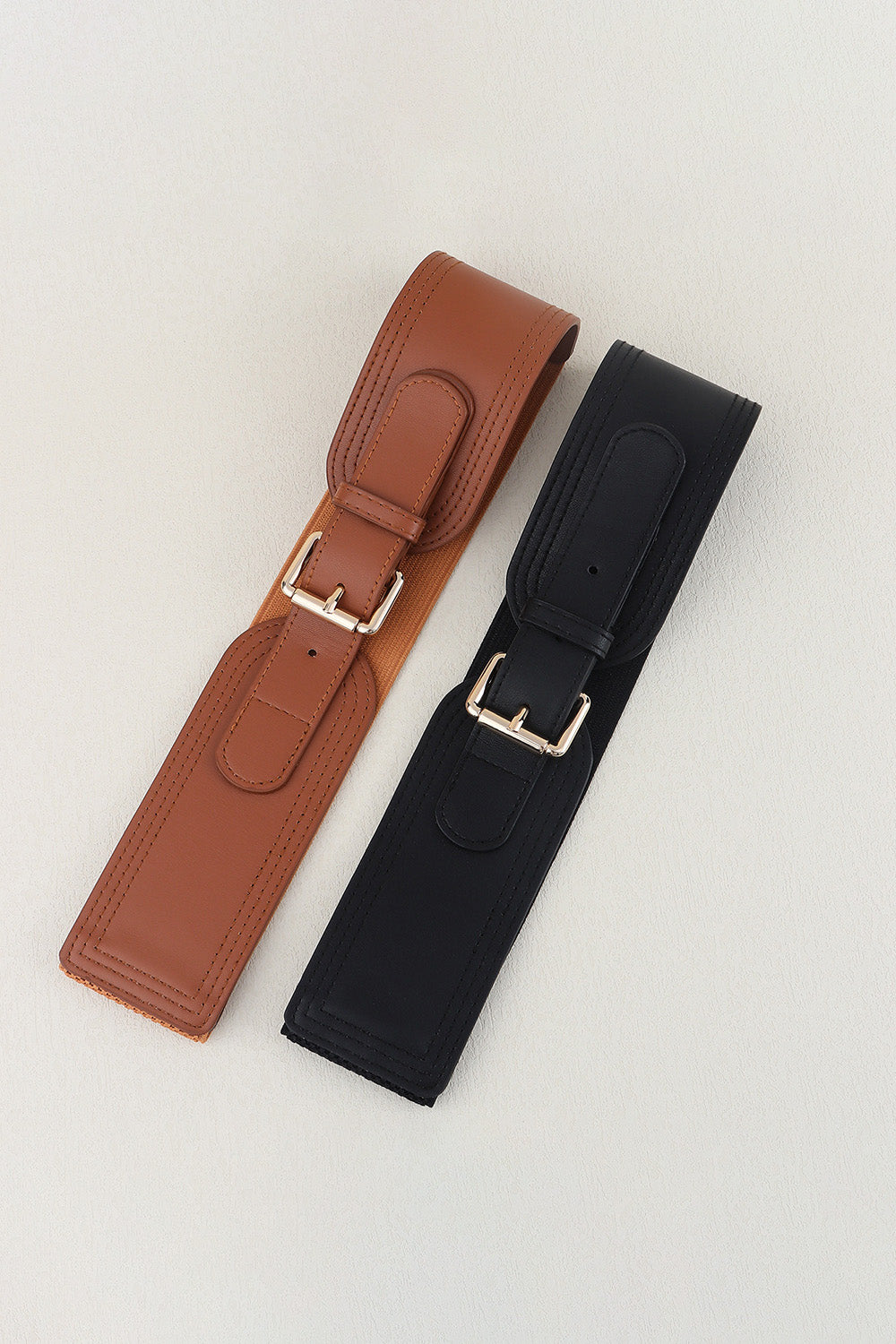 Jessica Anne Beauty Elastic Wide PU Belt