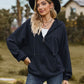 Outer Adventure Full Size Cable-Knit Long Sleeve Hooded Jacket