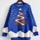 Christmas Tree Graphic Dropped Shoulder Sweater