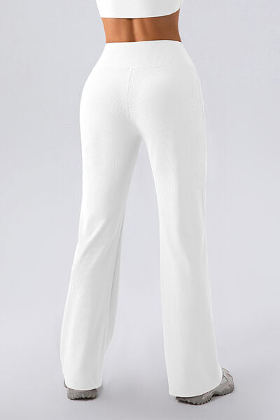 Hannahs Yoga Attire High Waist Straight Active Pants