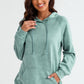 Full Size Long Sleeve Front Pocket Hoodie