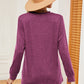Notched Long Sleeve T-Shirt