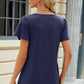 Square Neck Short Sleeve T-Shirt