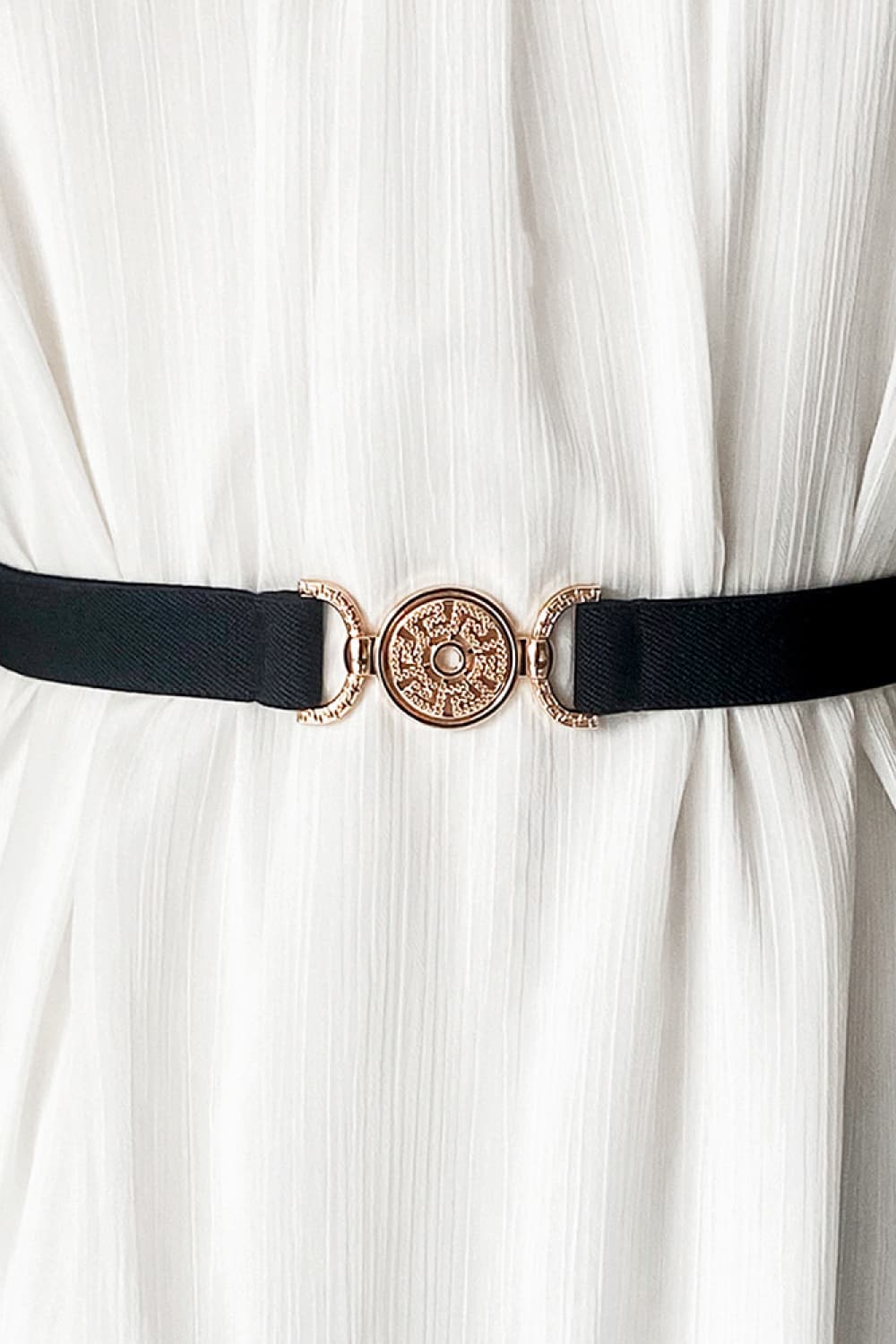 Black or Caramel One Size PU Leather Belt