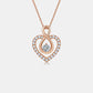 1 Carat Moissanite 925 Sterling Silver Heart Shape Necklace 💜