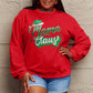 Simply Love Full Size Christmas Themed MAMA CLAUS Round Neck Sweatshirt