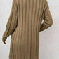 Cable-Knit Button Down Cardigan with Pockets