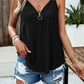 Eyelet V-Neck Double Strap Cami
