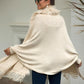 BeautifulMe Fringe Open Front Long Sleeve Poncho