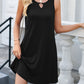 Cutout Round Neck Sleeveless Dress