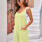 Spaghetti Strap Romper with Pockets