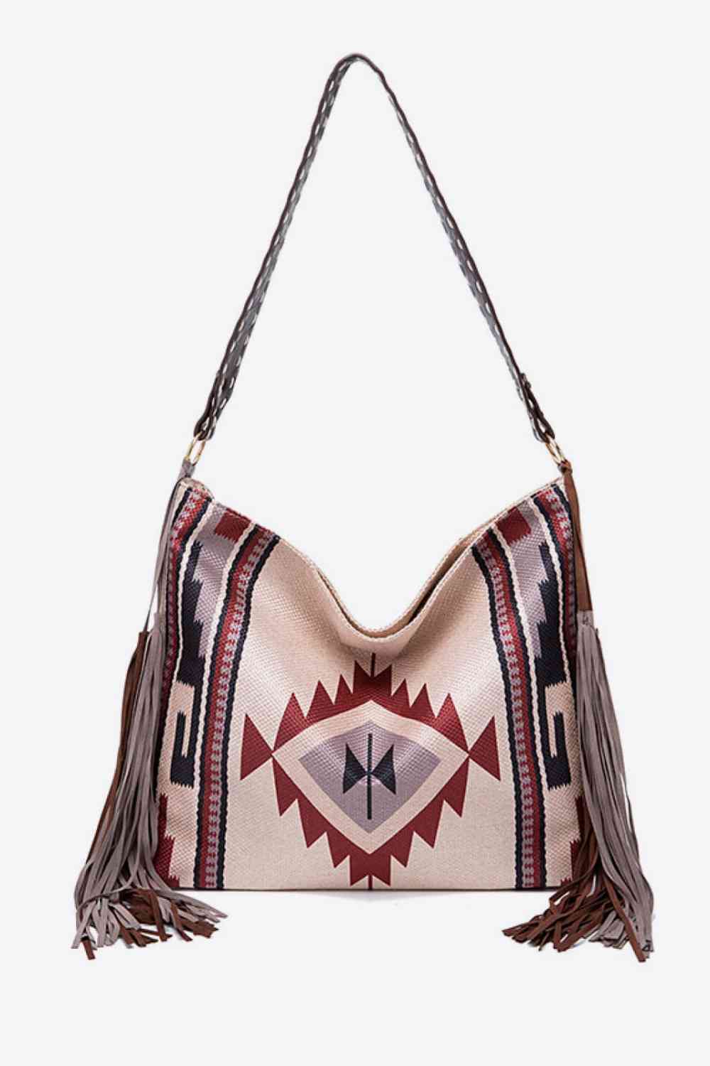 Rustic Southwestern Geometric Canvas Tote Bag