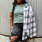 Simply Love Full Size KINDA LAZY Round Neck T-Shirt