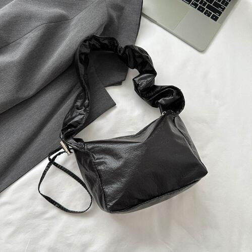 Signature Keepsake Bags PU Leather Drawstring Shoulder Bag