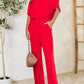 Ruffled Off-Shoulder Jumpsuit