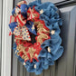 Independence Day Knit Wall Wreath