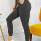 Blumin Apparel Full Size Easy Living Ribbed Joggers