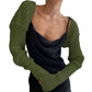 Long Sleeve Knit Bolero Cardigan
