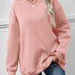 Round Neck Long Sleeve Sweatshirt
