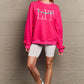 Simply Love Full Size Christmas Themed LIT Long Sleeve Sweatshirt