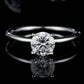 1 Carat Moissanite 925 Sterling Silver Solitaire Ring 💜