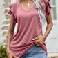 Layered Flutter Sleeve V-Neck Top
